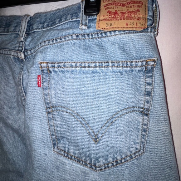 Men’s Levi's Classic Light Blue Straight Jeans - Picture 2 of 7